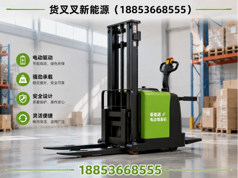 兰山区电动堆高机展示图